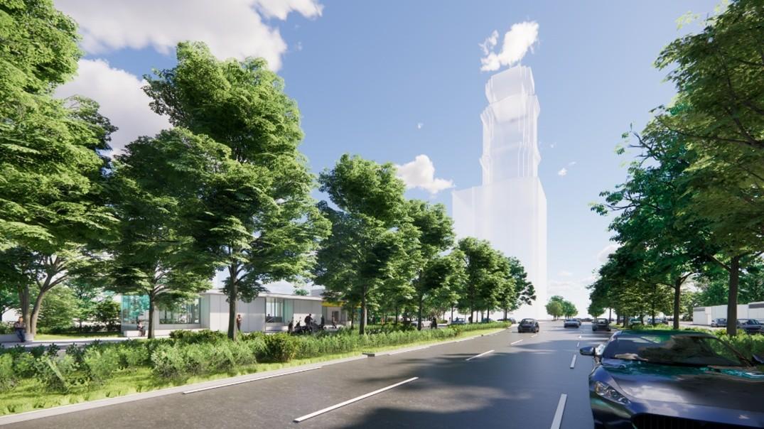 為避免捷運黃線施工建設期間,民族路道路壅塞並降低事故風險,捷運局將秉持「工程推動與環境保護並重」原則,將樹木保留與綠資源維護納入整體工程設計,及交通維持計畫中審慎評估。(圖:高市府捷運局提供)